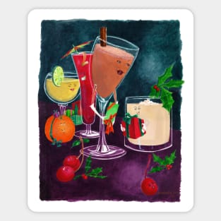 Festive Drinks Magnet